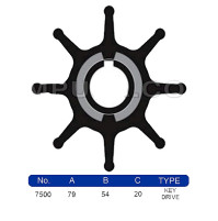 Impeller Key Drive 7500-01K - 7500K - JMP